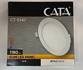 CATA 12W SLIM LED PANEL 6500K