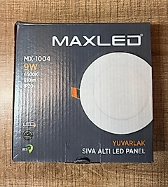 MAXLED SIVA ALTI LED PANEL 9W 6500K
